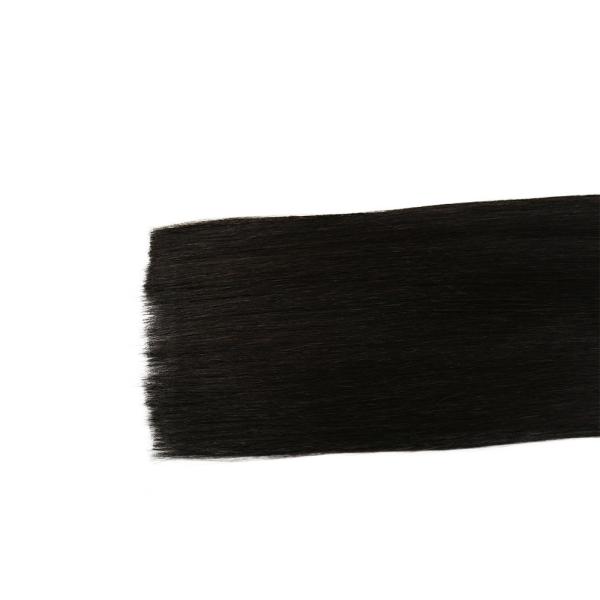 Virgin Indian Remy Hair Weft and Natural Black Color with Package Gross Weight 0.300kg