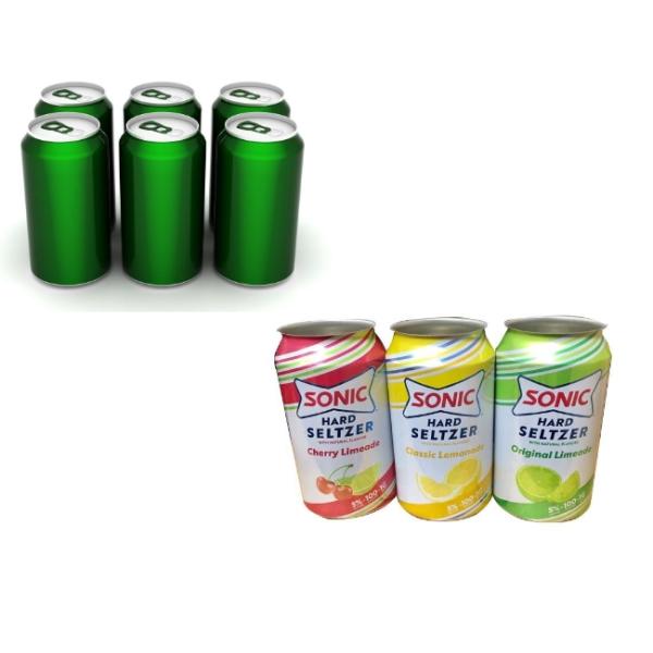 Printed 16oz Recyclable Aluminum Cans 473ml Juice Drink Packaging