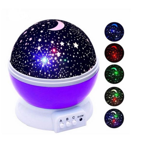 Крытый свет 600g ночи репроектора СИД пурпура 130*145mm для сна детей