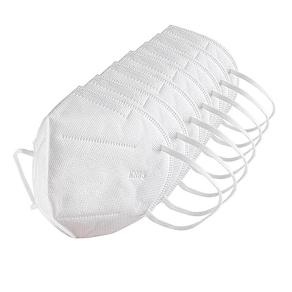 4 Ply Non Woven KN95 Face Mask Anti Dust For Food Processing / Beauty Parlor