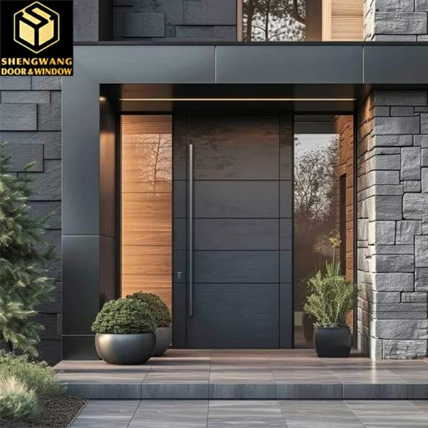 Waterproof Secure Locking Stainless Steel Swing Door Kitchen Left Hand Swing Exterior Door