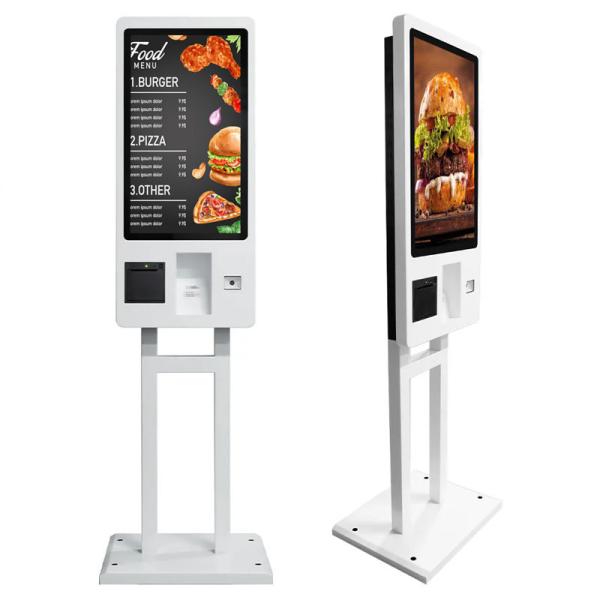 10-Point Capacitive Touch Screen Kiosk with Centralized CMS Control and IP54-Rated Casing for Self-Service Ordering