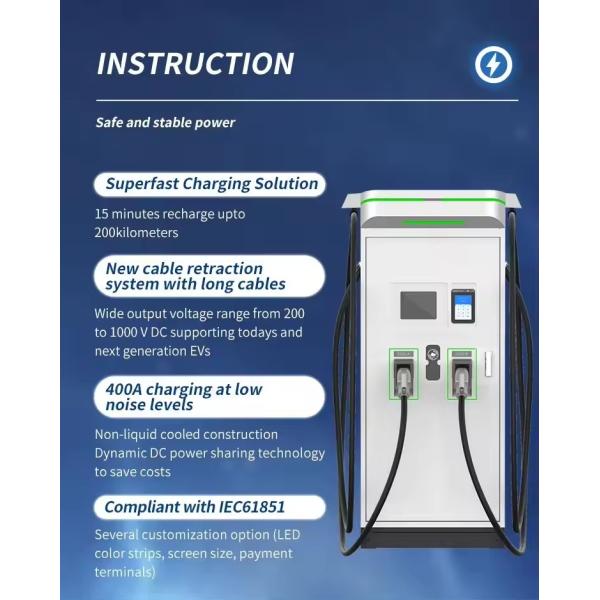 Estación de carga de bajo precio de 180 kW