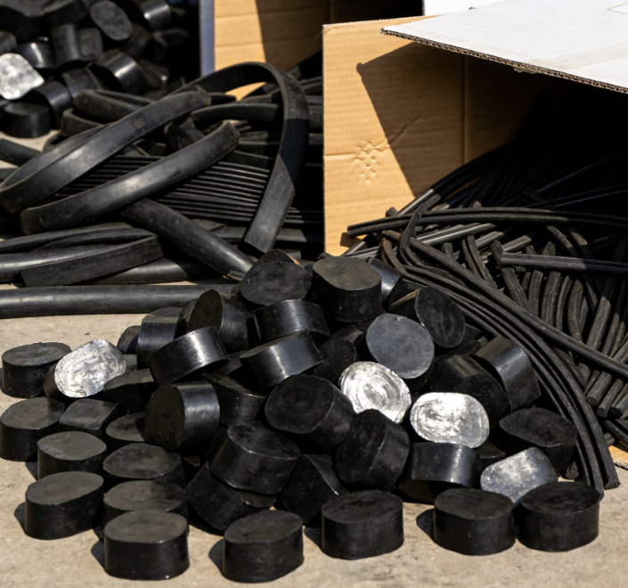 Industrial Rubber Compounds High Durability Custom Rubber Mix With High Elongation For Gaskets