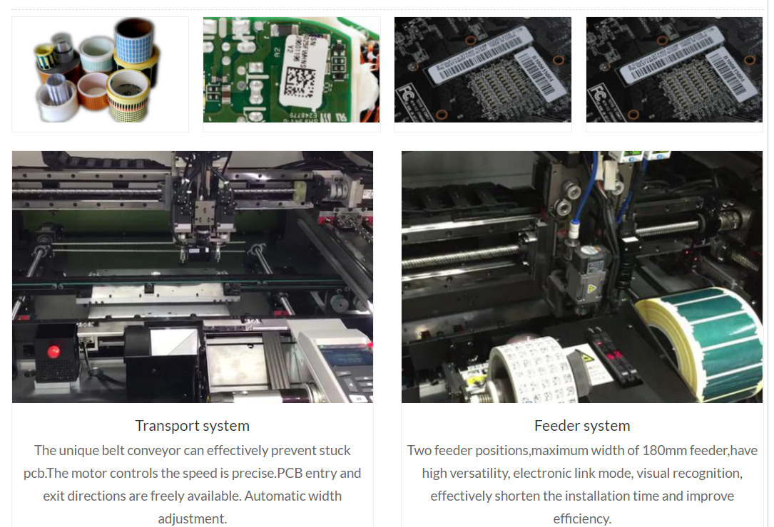 SMT Online Label Mounter in PCB Assembly Line