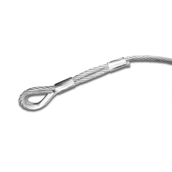 Factory Price Stainless Steel Lashing Steel Wire Rope Sling with Mechanically Spliced Flemish Eye