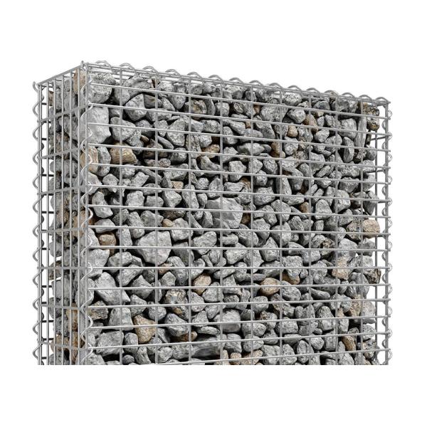 Выпушка сада квадрата сетки Gabion железной проволоки 195 80 x 80mm сваренная