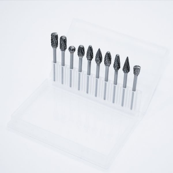 Type C 1/8 Shank HRA 89-92.5 Hardness Carbide Rotary Burr for Electric and Angle Grinders