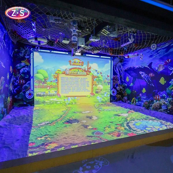 Beach Interactive Games Immersive Projection For Science Museum Exhibits