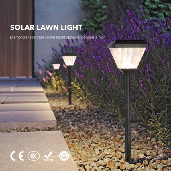 Solar Lawn Lights Outdoor Waterproof LED Garden Path Lights for Yard Patio Decor