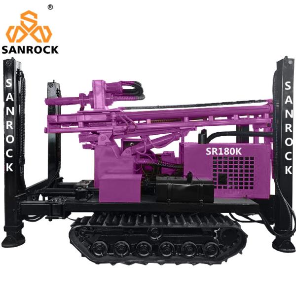 Crawler Water Well Drilling Rig Hydraulic Borehole Drilling Machine Water Well Drill Rig