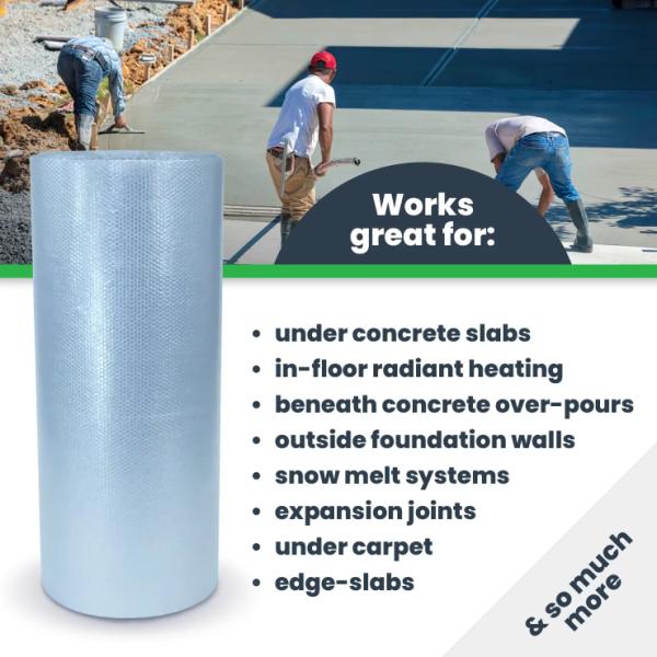 Multi Layer Non Combustible Low Heat Roof Insulation Aluminum Foil Foam