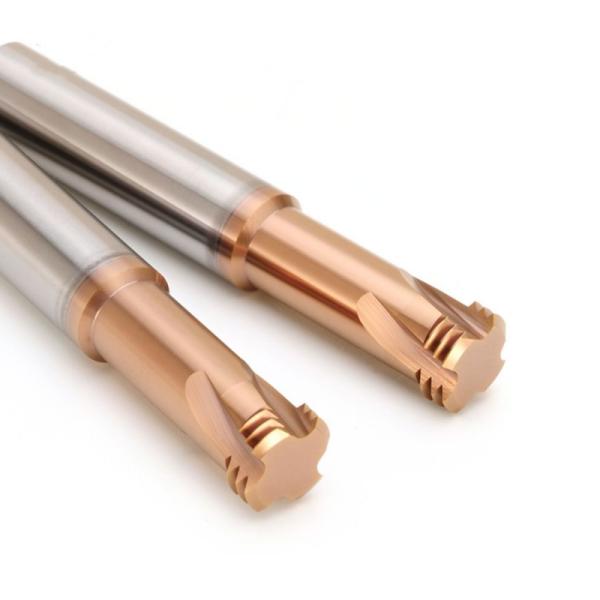Three Tooth Threading End Mill With Balzars Coating UNF UNC Standard