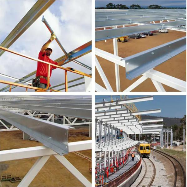 Z Beam Channel Steel Galvanized Z Beam Purlin Galvanized Z Type Sheet Pile (Сталь цилиндрированная)