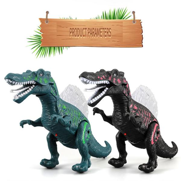 Unique Children's Toy Spine Backed Dragon with Lights Sound Walking and Biting Mouth