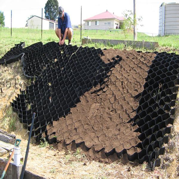 Plastic Geocell for Driveway and Slope Protection in Hotel Parking Construction