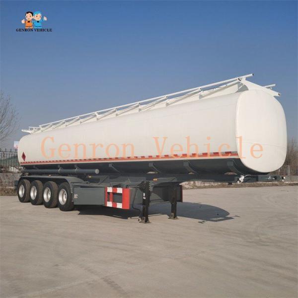 Mali Cote D'Ivoire Burkina Faso 4 Axles 7 Silos Fuel Tanker Semi Trailer With Air Suspension