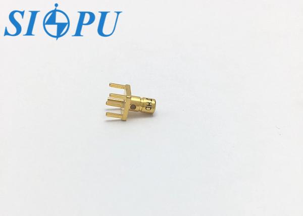SSMB Male RF Coaxial Connector – Straight Type, PCB Solder Mount
