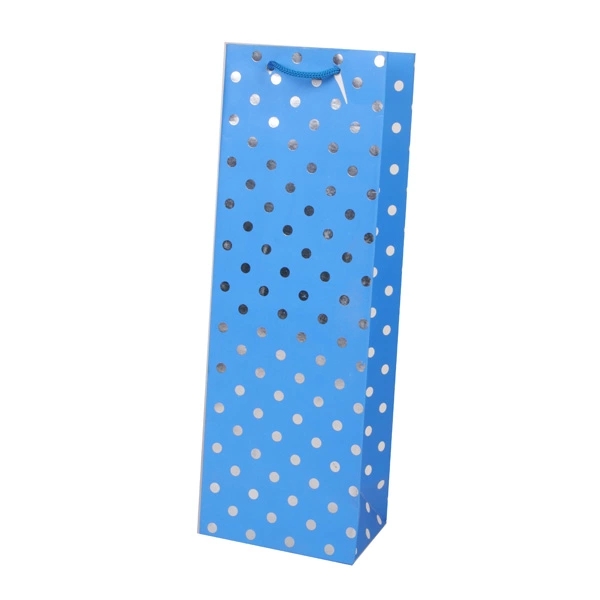 Colored Wine Bottle Paper Bags Ivory Board Personalized Paper Wine Bags