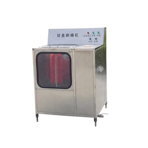 Function Semi Automatic 20L PET Drum Cap Removing And Washing Machine for Industrial