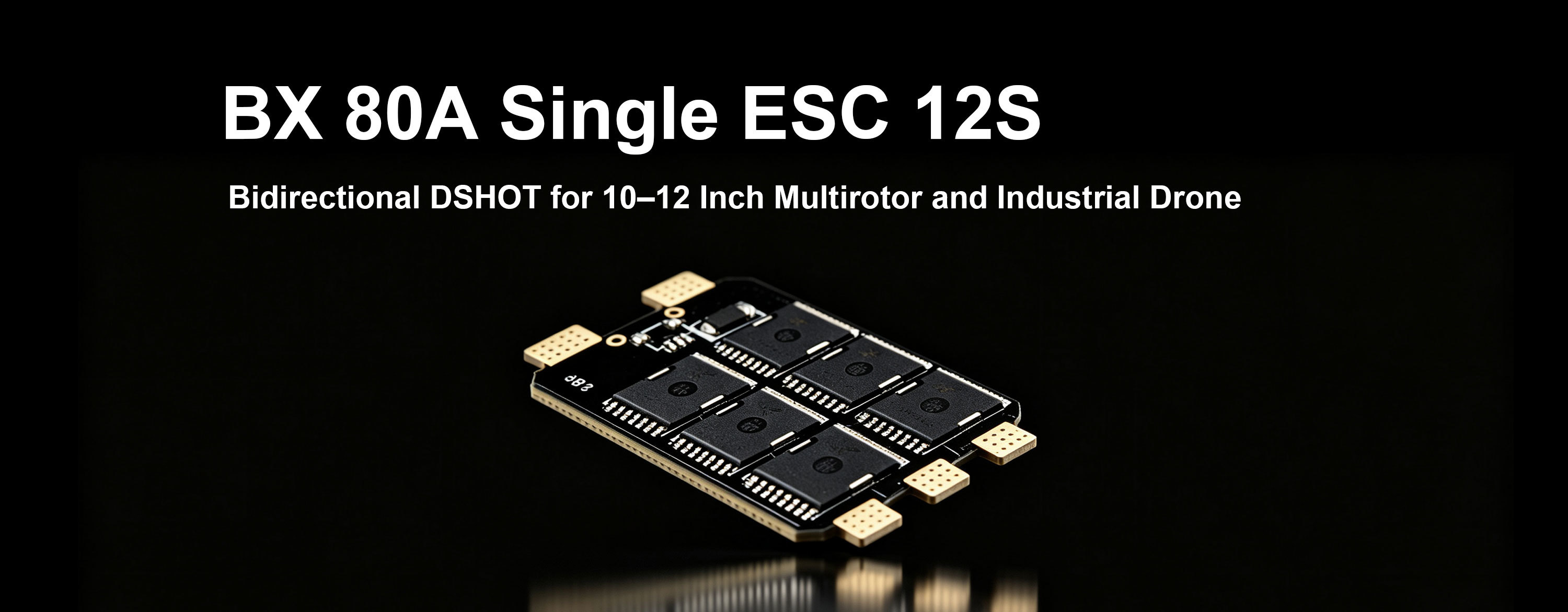 80A Single ESC 12S Bidirectional DSHOT ZTW BX for 10–12 Inch Multirotor and Industrial Drone