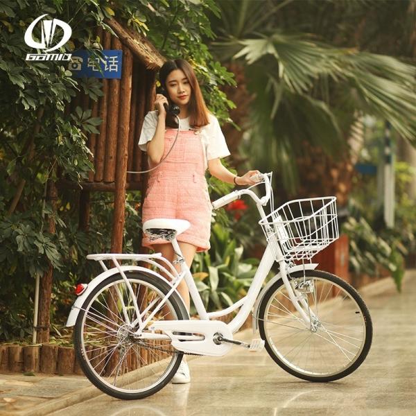 20 24 Inches Ladies Bicycle Customizable Bike For Woman With Basket Old Style