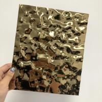 AISI 304 PVD Cor Amarelo Titânio/Champagne Ouro Lata de metal de aço inoxidável