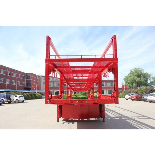 2/3axle 6/8/10/12 Hydraulic/Screw Lifting SUV/Car Carrier Semi Trailer Hauler with Jump Board Truck Trailer Price