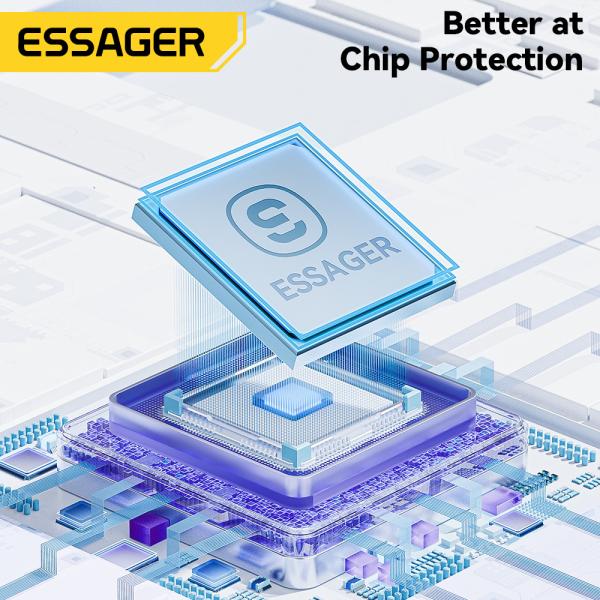 ナイロンTPE素材 A-C USB AからCケーブル 100W ESSAGER ES-X46