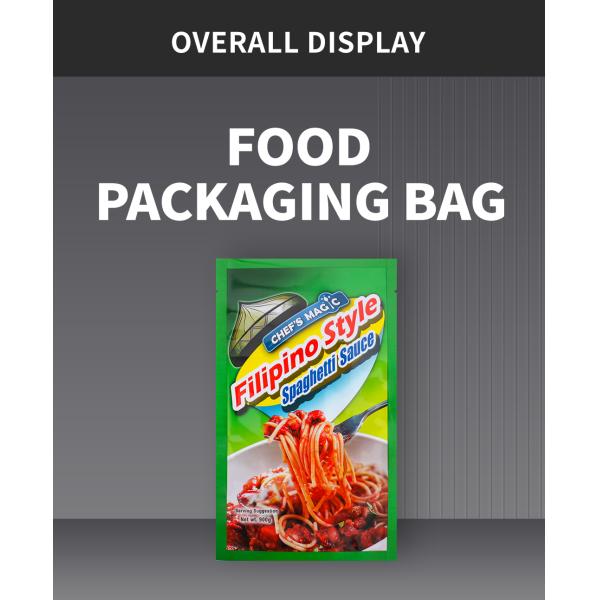 Заказ напечатанный полиэтиленовый пакет упаковки пищи для лапши Макароны Спагетти