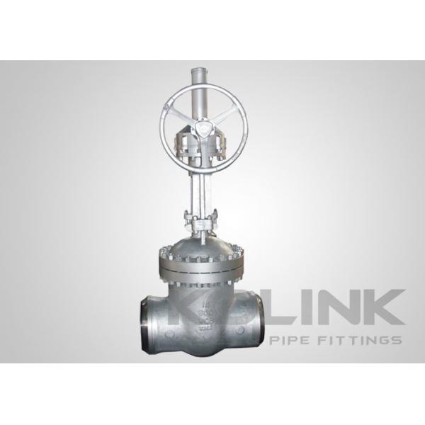 Задвижка из литой стали под приварку встык с болтовым креплением крышки, шток выдвижной