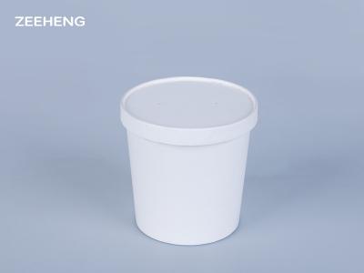 copos biodegradáveis da sopa 12oz para a impressão feita sob encomenda