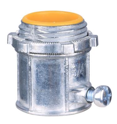 Insulated EMT Conduit Fittings Watertight Emt Connectors Zinc Die Casting
