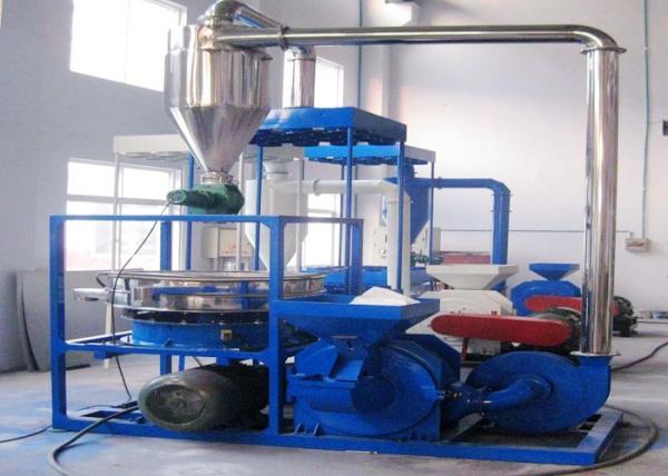 22kw Waste Plastic Recycling Machine Eco - Friendly Small Size For PET / PVC