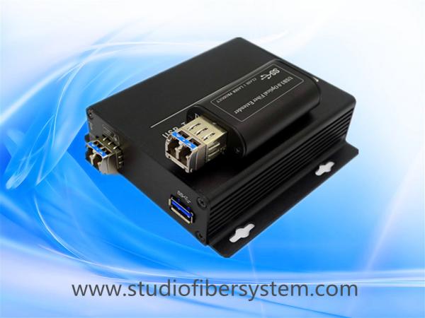 1Port compact USB3.0 fiber optical extender for 5GB 3.0 usb over 1 sm/mm fiber to 250M