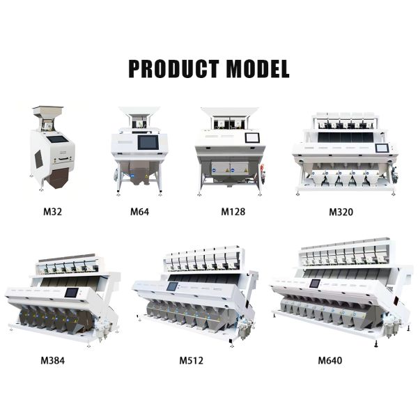 High Accuracy Multi-Channel  CCD Camera Sorting Color Sorter Machine