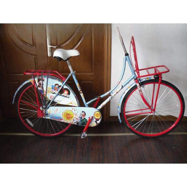 28inch Old Man City Bike Classic Dutch Bike with Lugged Steel Frame and Double V Brake