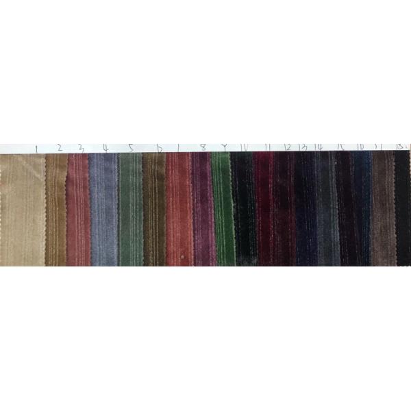 Korea Pleated Corduroy Spandex Velvet Velour Fabric Knitted 230-300gsm