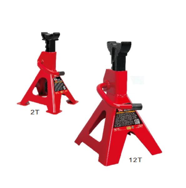 Laboratório Jack Container Lift e Jack Stand em um carro Jack Stand