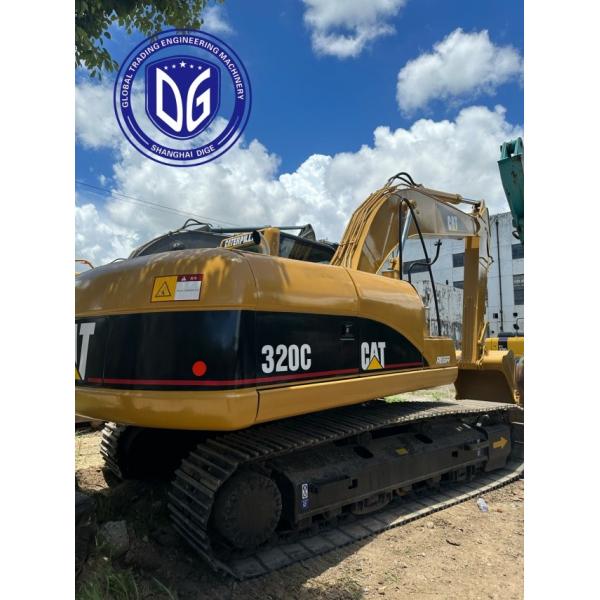 CAT 320C 20-тонный использованный экскаватор Caterpillar Crawler, ранняя модель, дешевая цена, в хорошем состоянии, в продаже