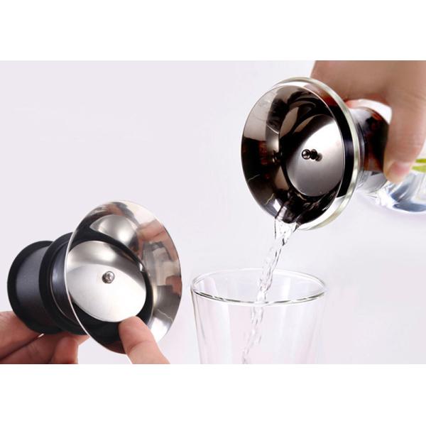 кувшин боросиликатного стекла 35оз с крышкой, Карафе воды верхней части сальто силикона изолированным крышкой