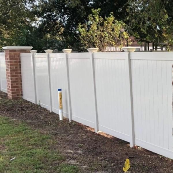 ПВХ личные ограждения Скрининг белый винил пластиковые ограждения личных панелей