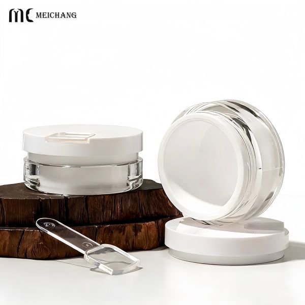 30g 50g Air Tight Cleansing Balm Jar with Built-in Spoon（MC-AS-552)