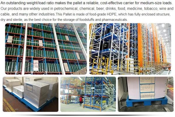 Light weight one time plastic pallets for transport and storage, Heavy duty cross bottom plastic pallet with 6 runners