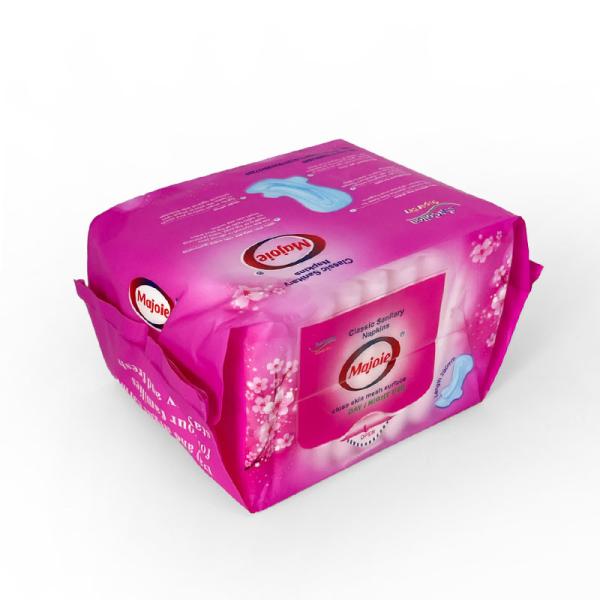 Marca personalizada uso noturno almofadas do período feminino guardanapo sanitário venda por atacado senhora algodão orgânico sanitário guardanapo anião