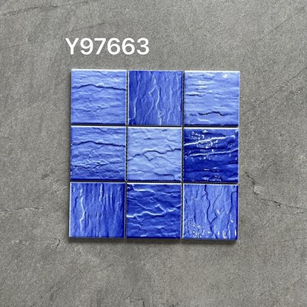 Anti-Fade Ceramic Mosaic for Outdoor Kitchens & Swimming Pool  Decoration