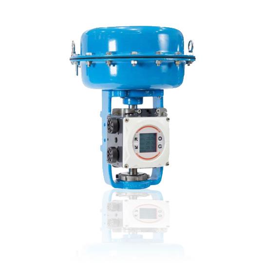Actuateur de diaphragme pneumatique de la série Valmet VD avec contrôleur NDX