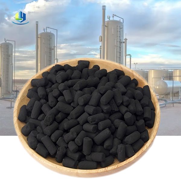 High Iodine Copper Impregnated Coal-Based Activated Carbon Pellets Ctc 40 50 for H2S Removal in Industrial Settings