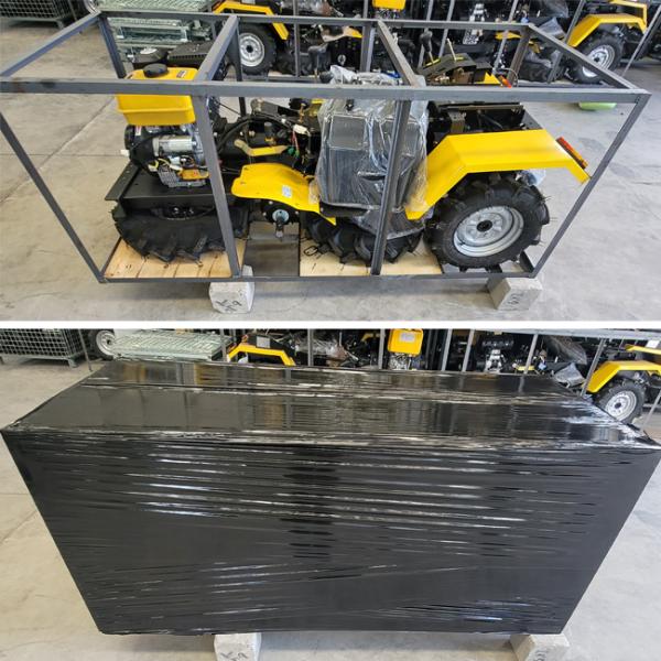 Synchronized 4x4 Gasoline Tractor Mini Tractor With Driver Seat And 3 Disc Mower