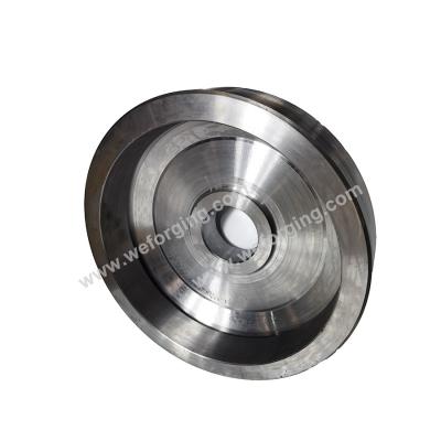 Forged Alloy Steel CNC Forging Parts Customized For CNC Gear Blank Machining Steel Forging Companies Metal Fab Parts